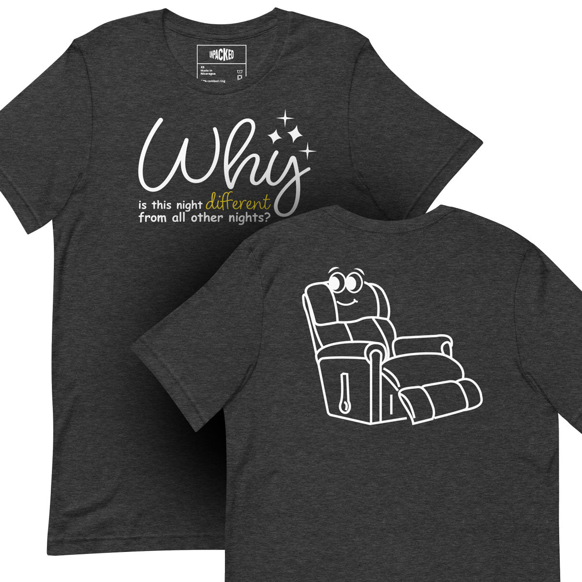 4 Questions Passover Tee