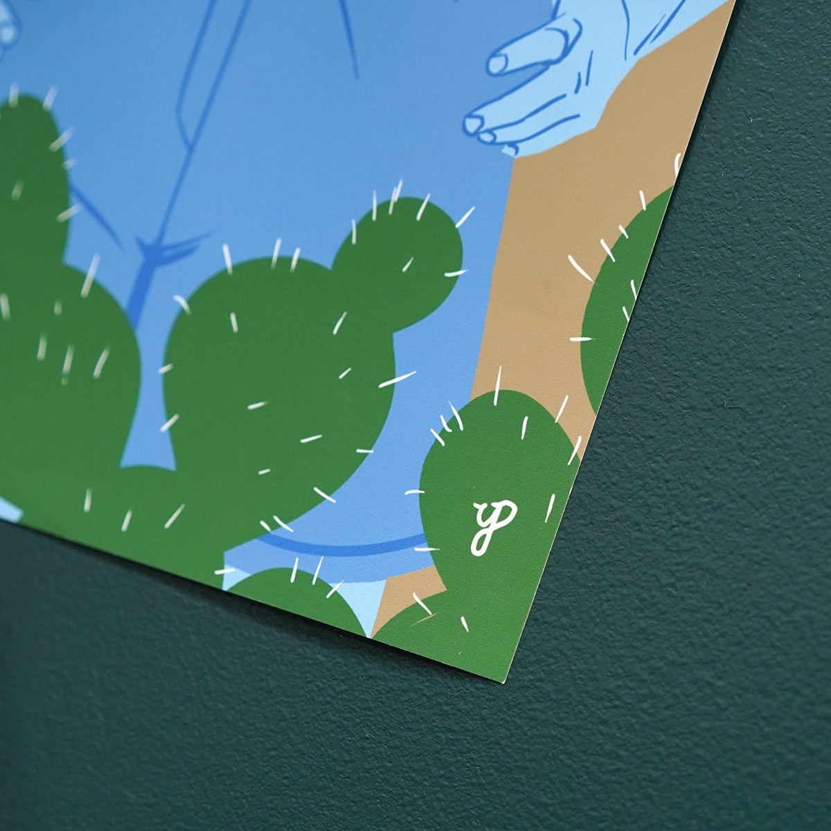 Stepping Into Israeli History - Art Print by Yonatan Popper