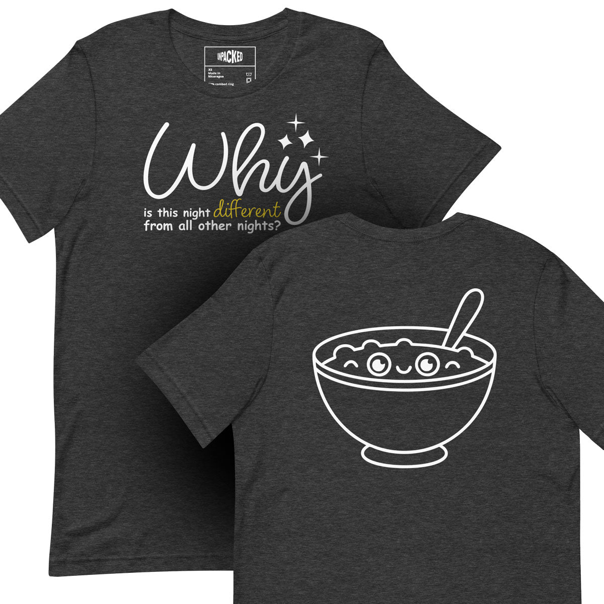 4 Questions Passover Tee