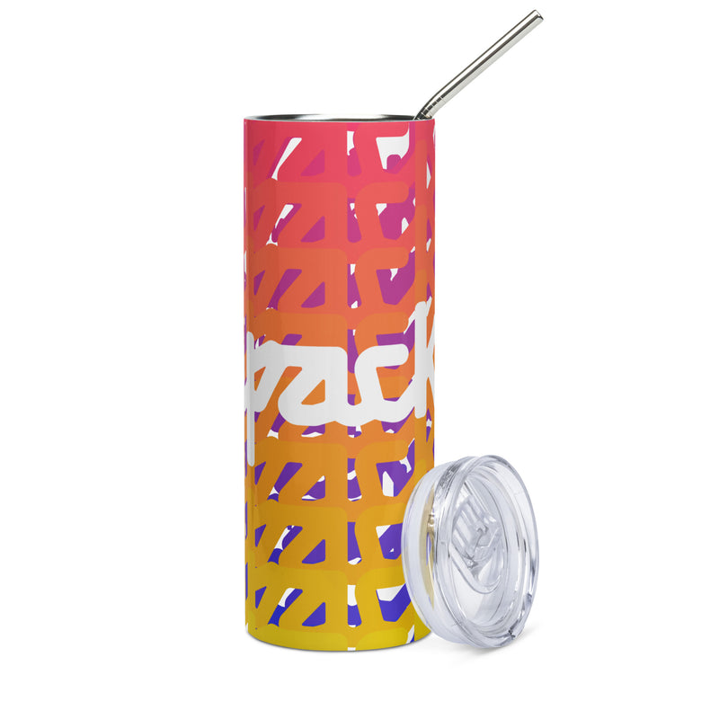 Unpacked Graffiti Tumbler with Straw