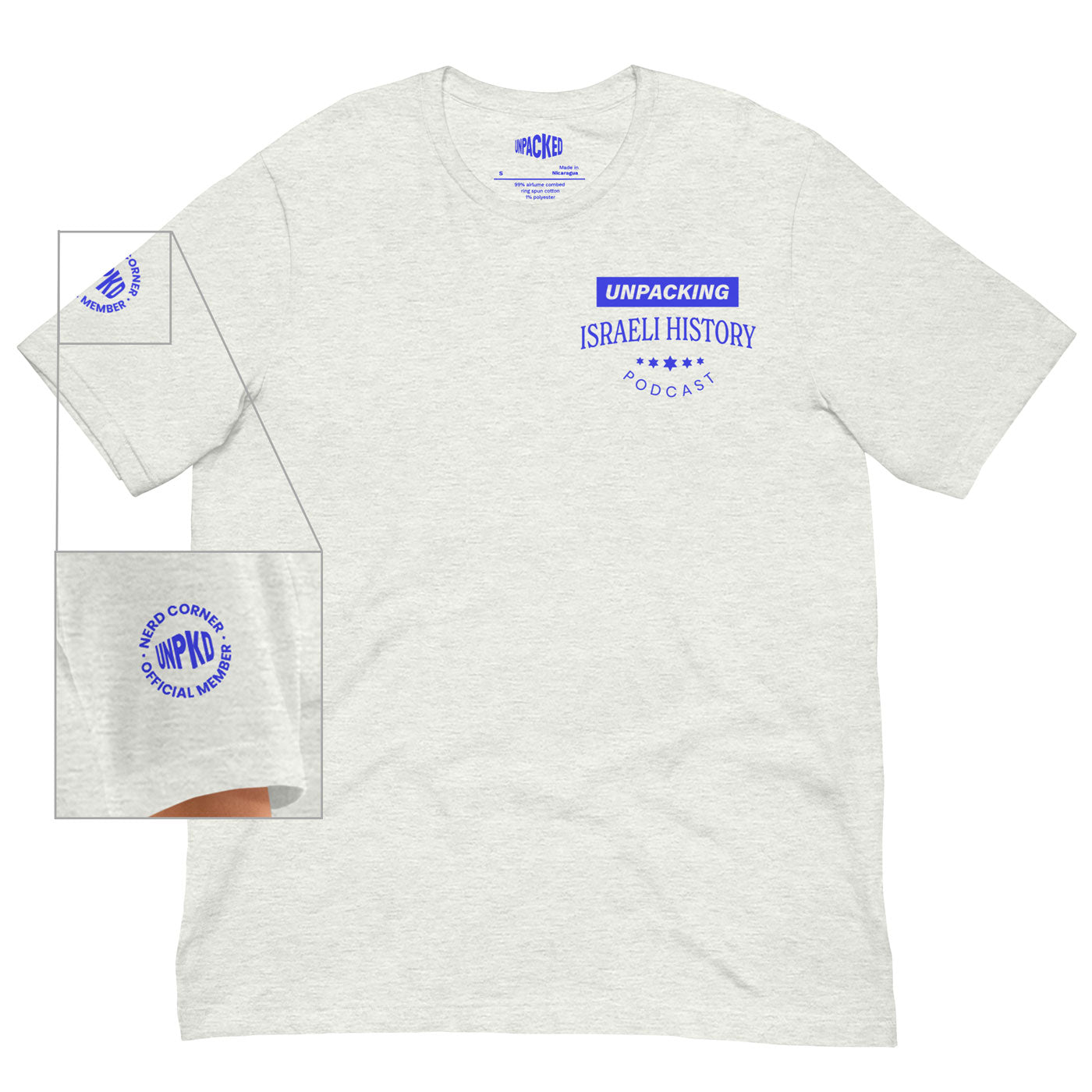 Unpacking Israeli History Nerd Club Member Tee